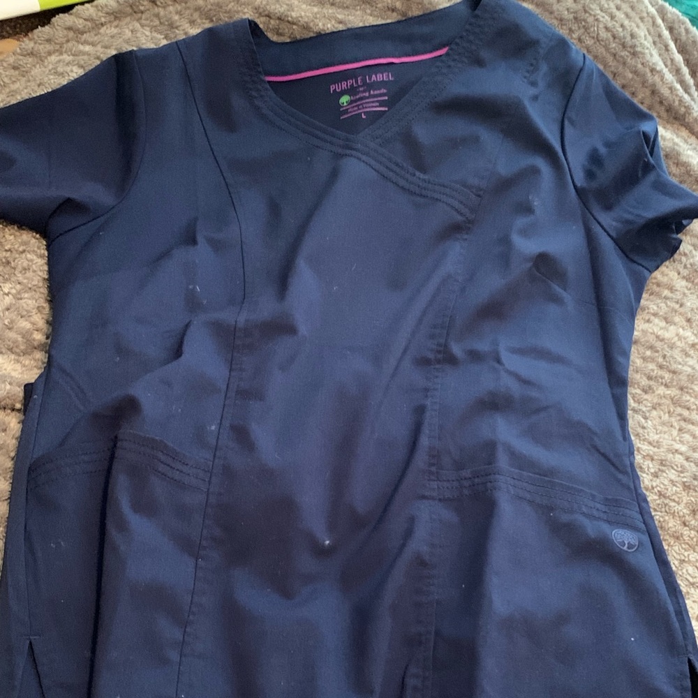 Purple label scrubs